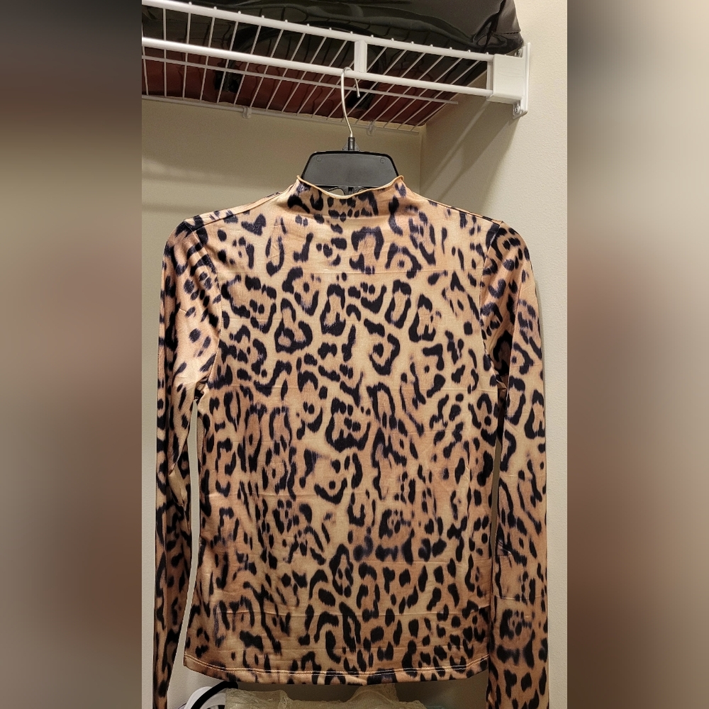 Leopard Print Women's Top